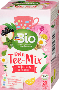 Tee-Mix, Kräuter- & Früchtetee 4 Sorten (20 Beutel), 39,5 g