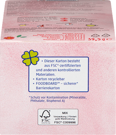 Tee-Mix, Kräuter- & Früchtetee 4 Sorten (20 Beutel), 39,5 g