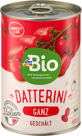 Tomaten ganz, geschält, Datterini, 400 g