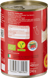 Tomaten ganz, San Marzano, 400 g