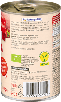 Tomaten ganz & geschält, Datterini, 400 g
