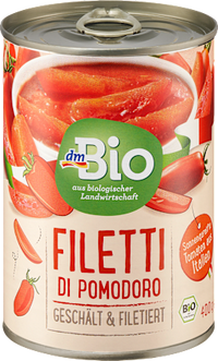 Tomatenfilets geschält, Filetti di Pomodoro, 400 g