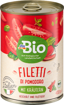 Tomatenfilets geschält, Filetti mit Kräutern, 400 g