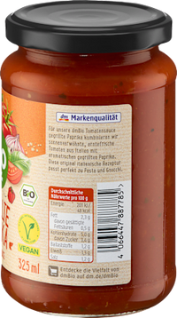 Tomatensauce, gegrillte Paprika, 325 ml