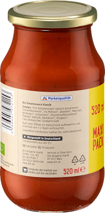 Tomatensauce Klassik, 520 ml