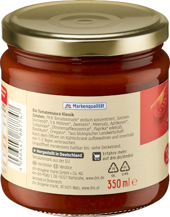 Tomatensauce Klassik, 350 ml