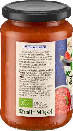 Tomatensauce Melanzana, 325 ml
