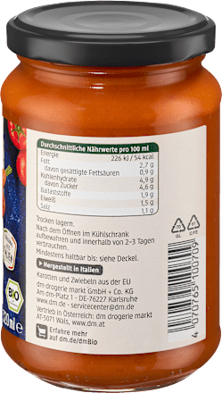 Tomatensauce Ziegenfrischkäse, 320 ml