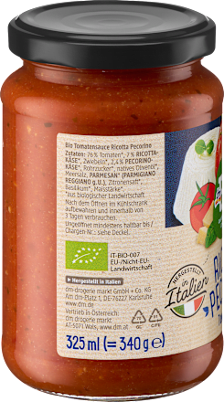 Tomatensoße, Ricotta Pecorino, 325 ml