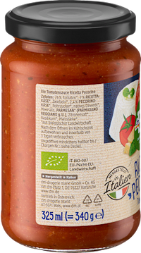 Tomatensoße, Ricotta Pecorino, 325 ml
