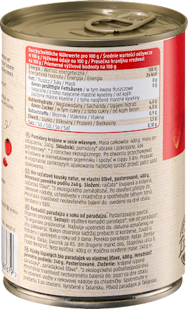 Tomatenstücke natur, 400 g