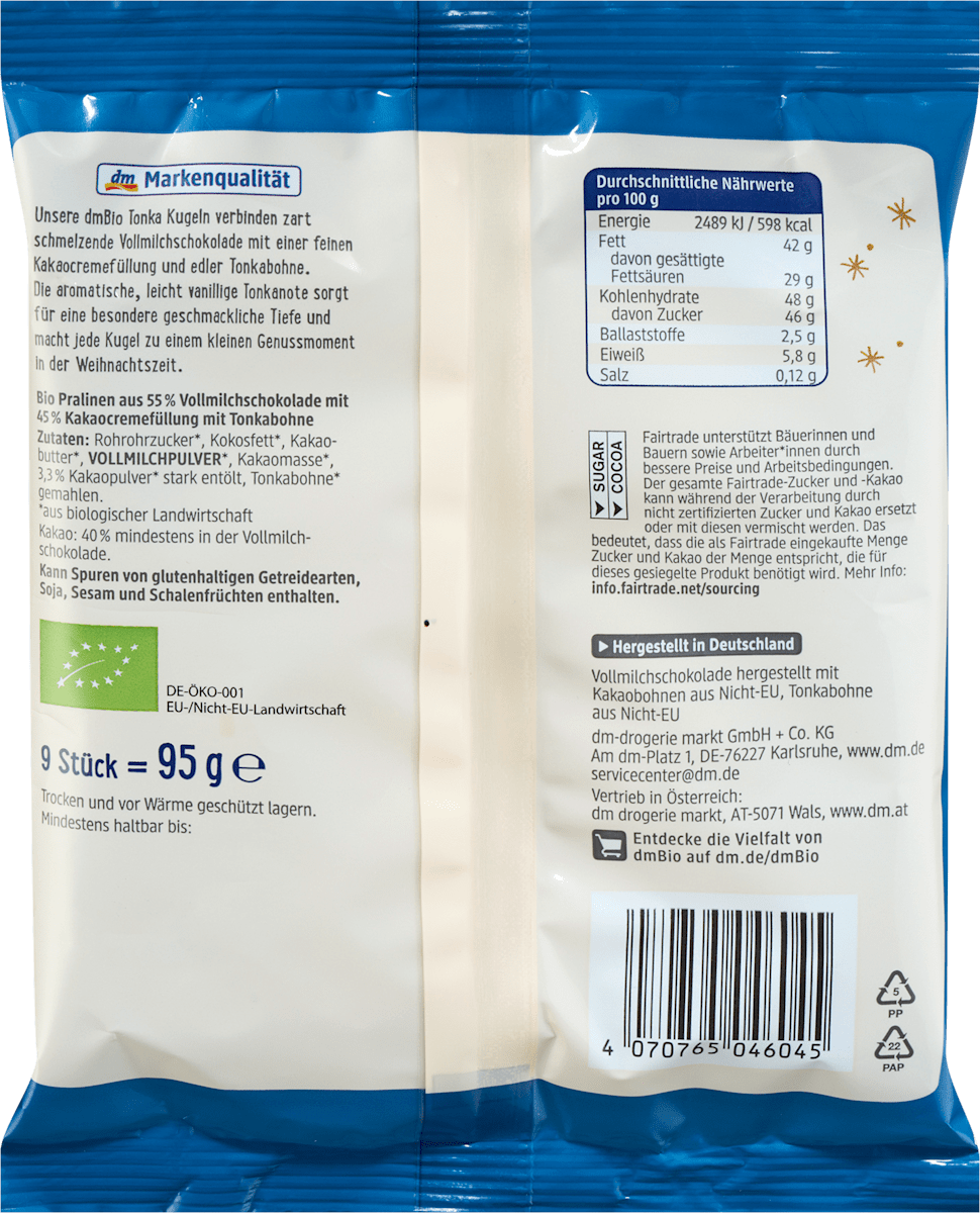 dmBio Tonka Kugeln, 90 g