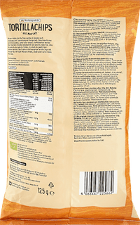 Tortilla Chips mit Meersalz, 125 g