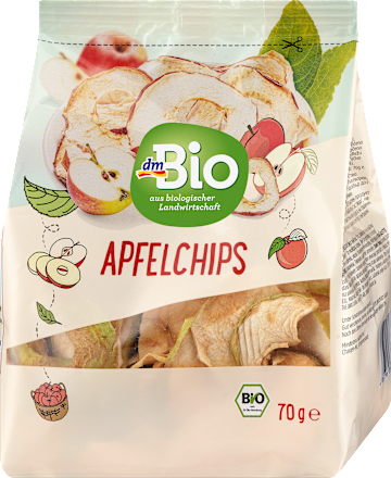 Trockenfrüchte, Apfelchips, 70 g