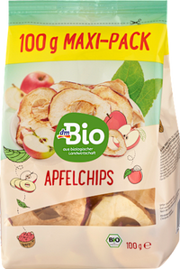 Trockenfrüchte, Apfelchips, 100 g