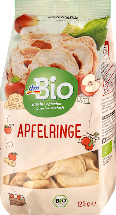 Trockenfrüchte, Apfelringe, 125 g
