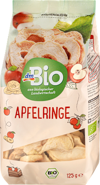 Trockenfrüchte, Apfelringe, 125 g