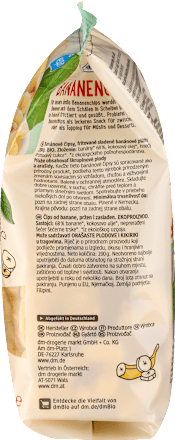 Trockenfrüchte, Bananenchips, 200 g