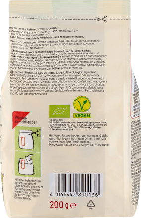 Trockenfrüchte, Bananenchips, 200 g