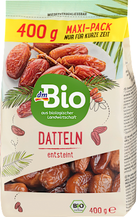 Trockenfrüchte, Datteln entsteint, 400 g