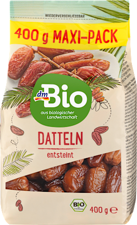 Trockenfrüchte, Datteln entsteint, 400 g