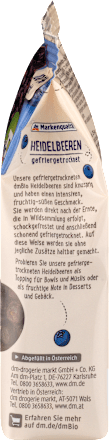 Gedroogd fruit, gevriesdroogde bosbessen, 25 g