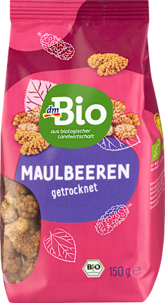 Trockenfrüchte, Maulbeeren, 100 g