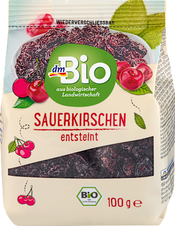 Trockenfrüchte, Sauerkirschen entsteint, 100 g