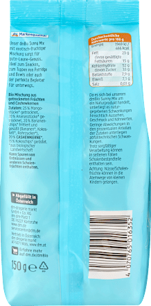 Trockenfrüchte, Sunny Mix, 150 g