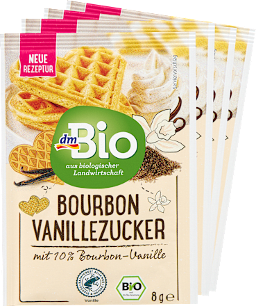 Vanillezucker mit Bourbon-Vanille (4x8g), 32 g