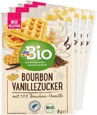 Vanillezucker mit Bourbon-Vanille (4x8g), 32 g