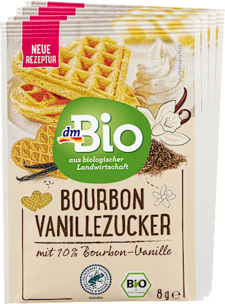 Vanillezucker mit Bourbon-Vanille (4x8g), 32 g