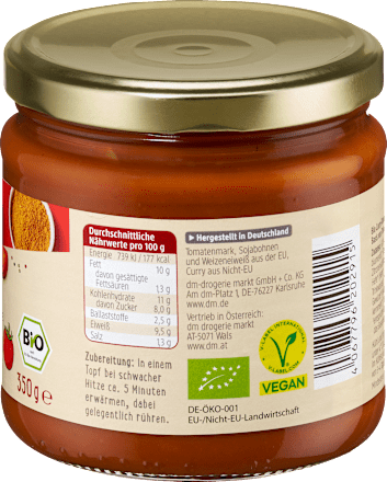 Vegane Currywurst, 350 g