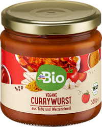 Vegane Currywurst, 350 g