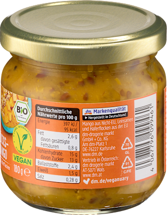 Vegane Frühstücks-Bowl Mango, 180 g dmBio