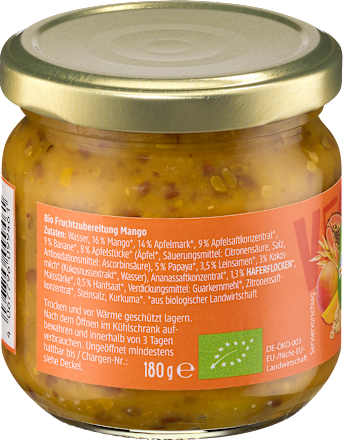 Vegane Frühstücks-Bowl Mango, 180 g dmBio