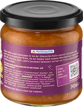 Vegane Pekingsuppe, 340 ml