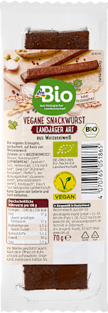 Vegane Snackwurst Landjäger Art, 70 g