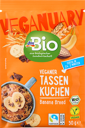 Vegan Mugcake Bananenbrood, 50 g