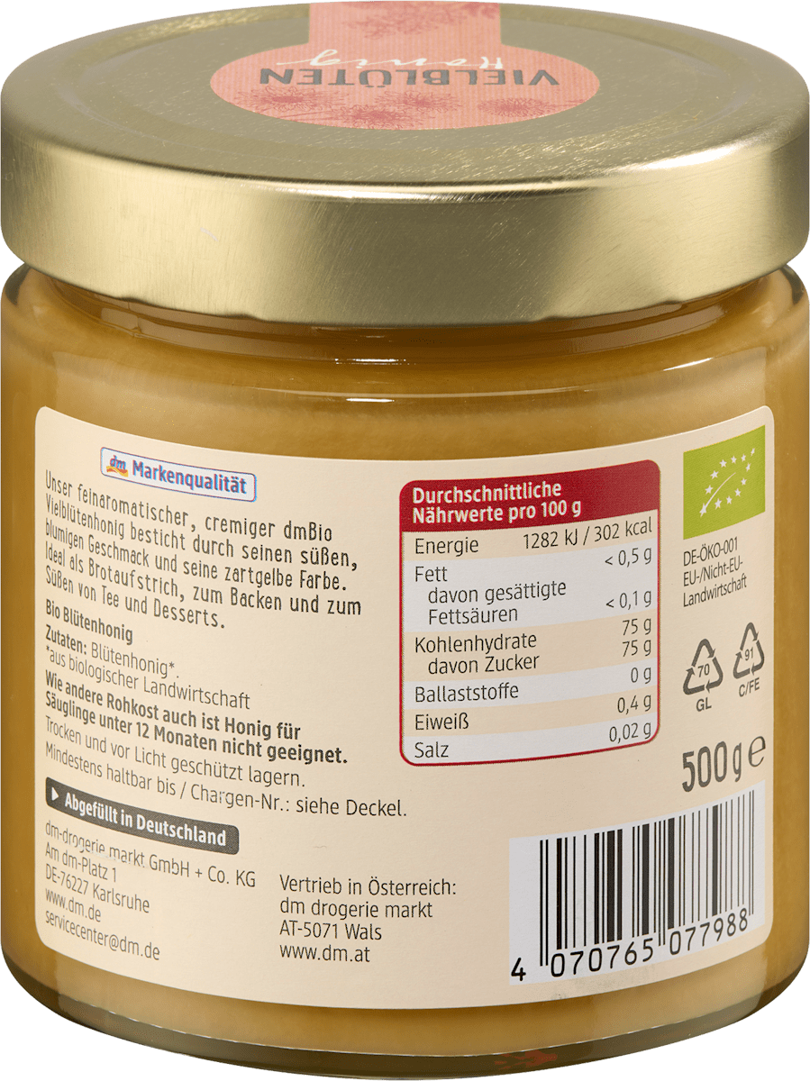Vielblütenhonig, 500 g