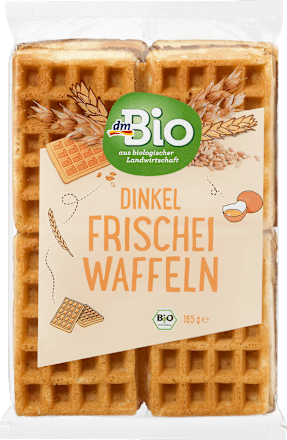 Waffeln, Dinkel Frischei, 165 g