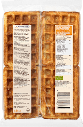 Waffeln, Dinkel Frischei, 165 g