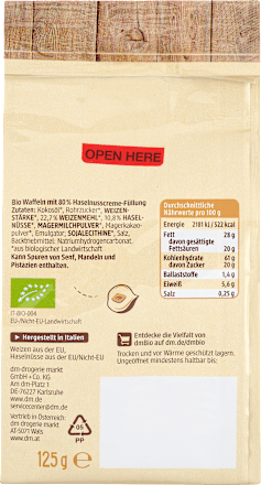 Waffelwürfel, Haselnuss, 125 g