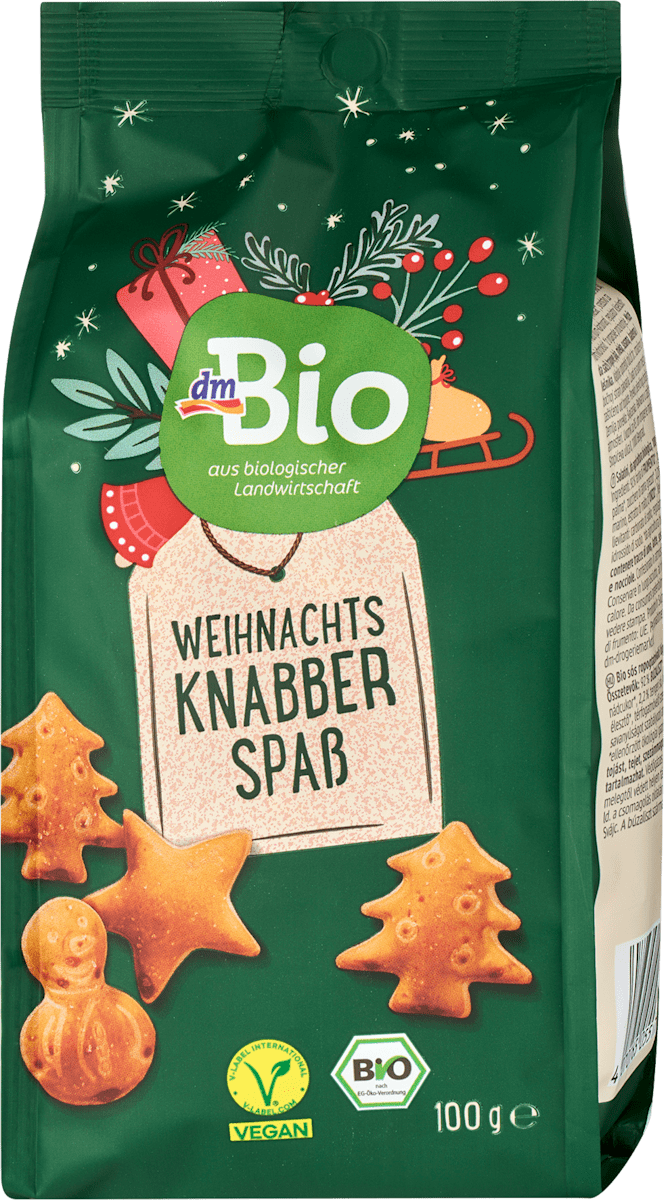 dmBio Weihnachtsknabberspaß, 100 g