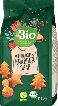 dmBio Weihnachtsknabberspaß, 100 g