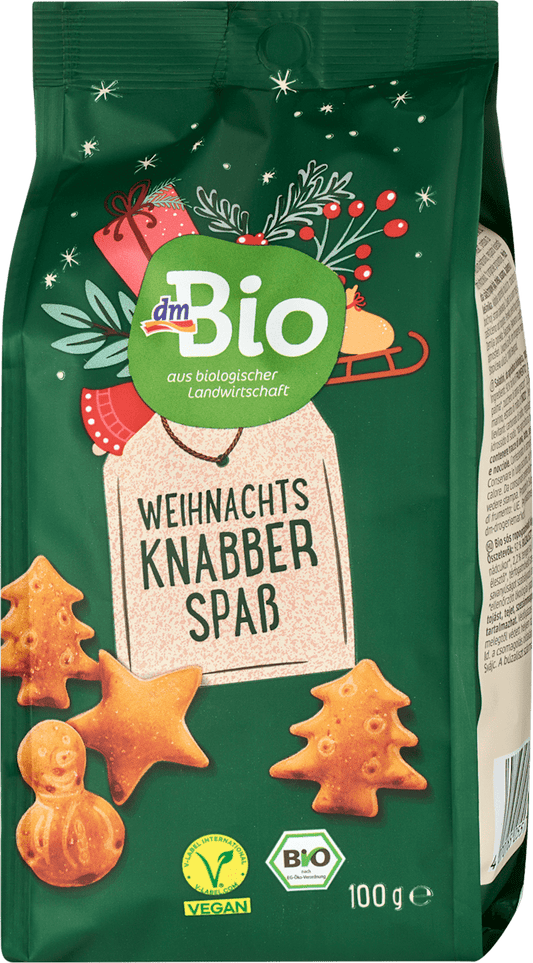 dmBio Plaisir de grignoter de Noël, 100 g