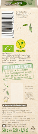 Weißer Tee (20 Beutel), 30 g
