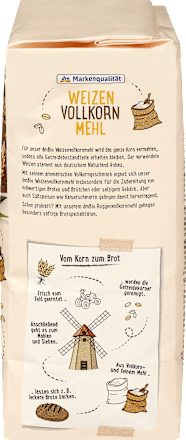 Weizenmehl Vollkorn, 1.000 g