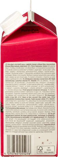 dmBio Winter Fruchtpunsch, Holunder, 750 ml