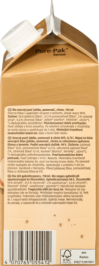 dmBio Winterpunsch, Apfel-Orange-Zitrone, 750 ml